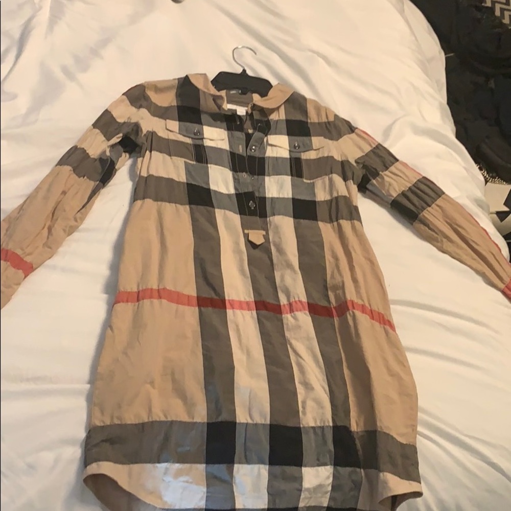Girls size 14 Burberry nova check tunic